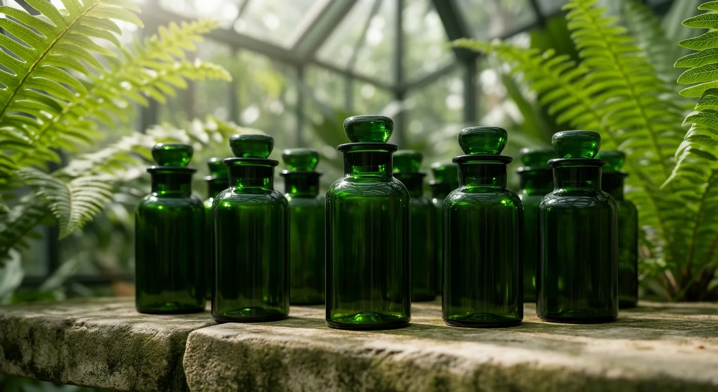 Apothecary botanical jars