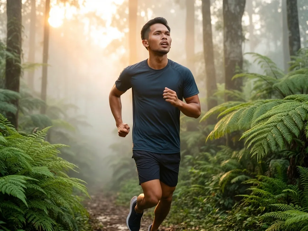 Man exercising